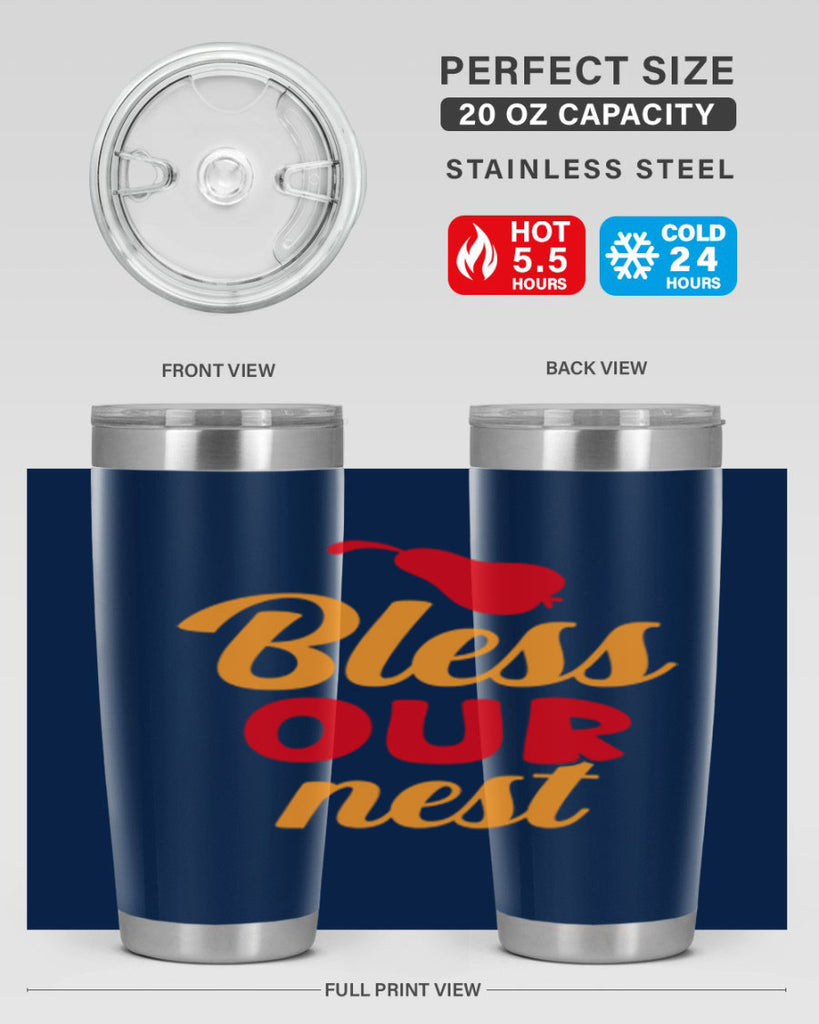 Bless our nest 53#- spring- Tumbler