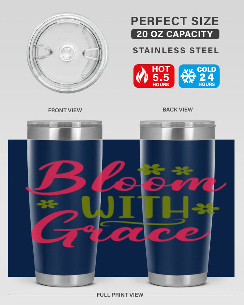 Bloom With Grace 80#- spring- Tumbler