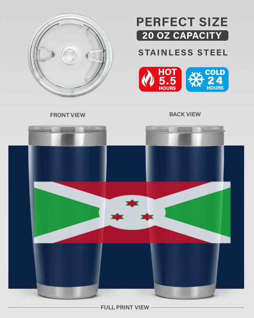Burundi 170#- world flags- Tumbler