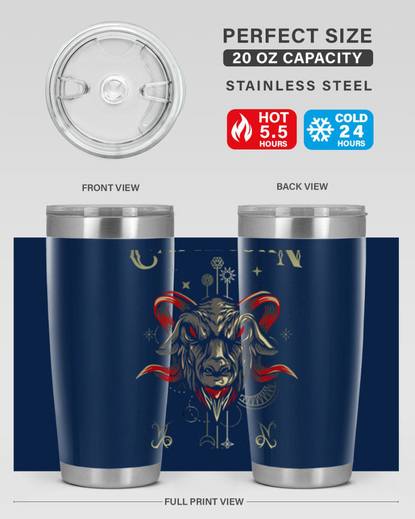 Capricorn 198#- zodiac- Tumbler