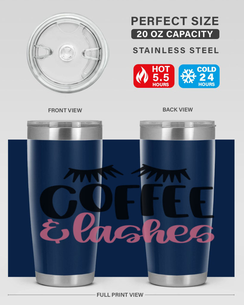 Coffee Lashes Style 110#- make up- Tumbler
