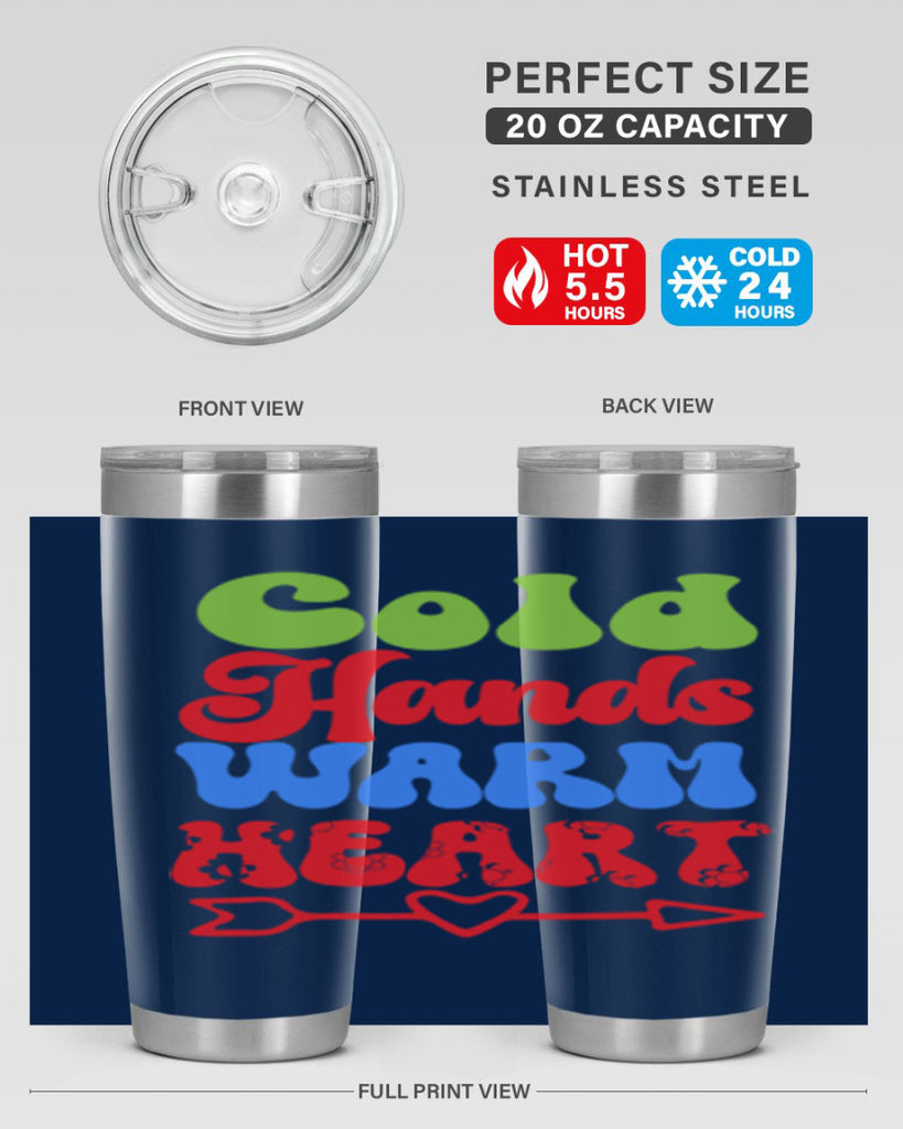 Cold hands warm heart 52#- winter- Tumbler