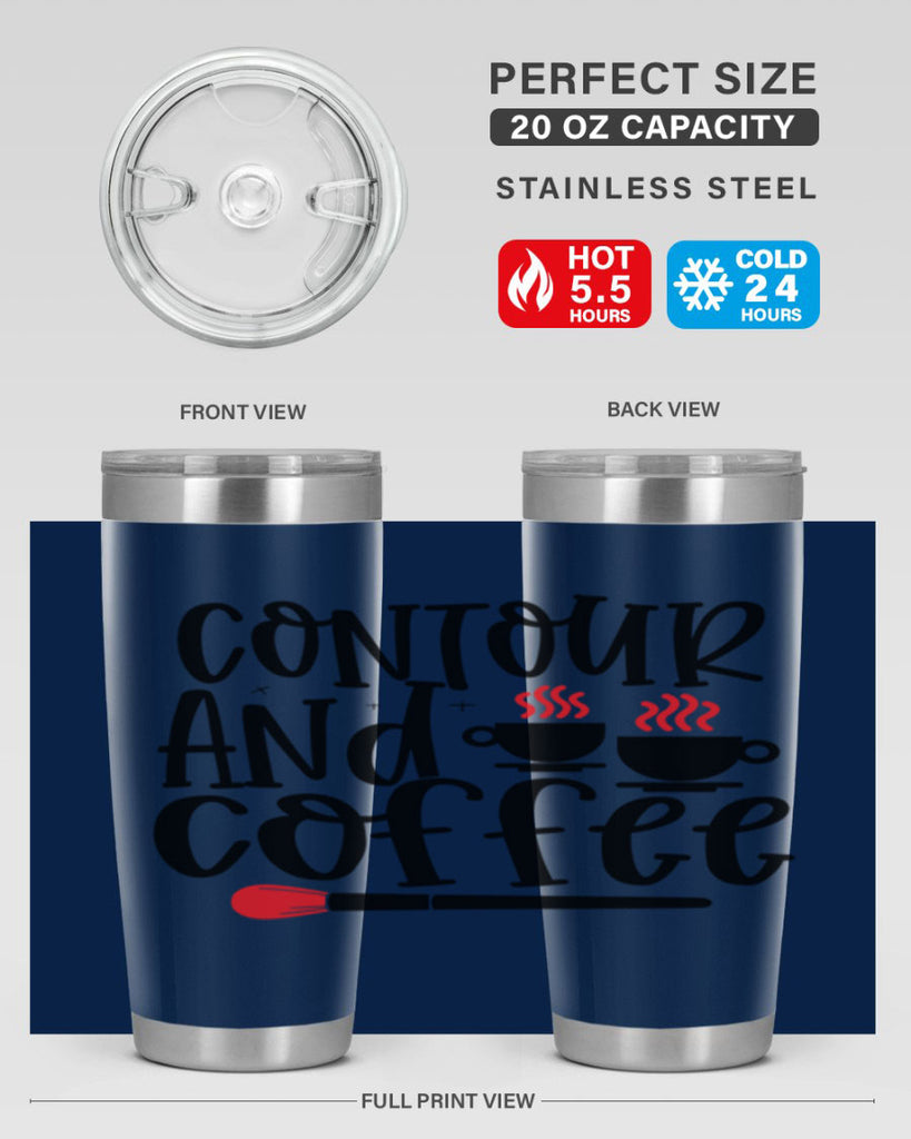 Contour And Coffee Style 242#- make up- Tumbler