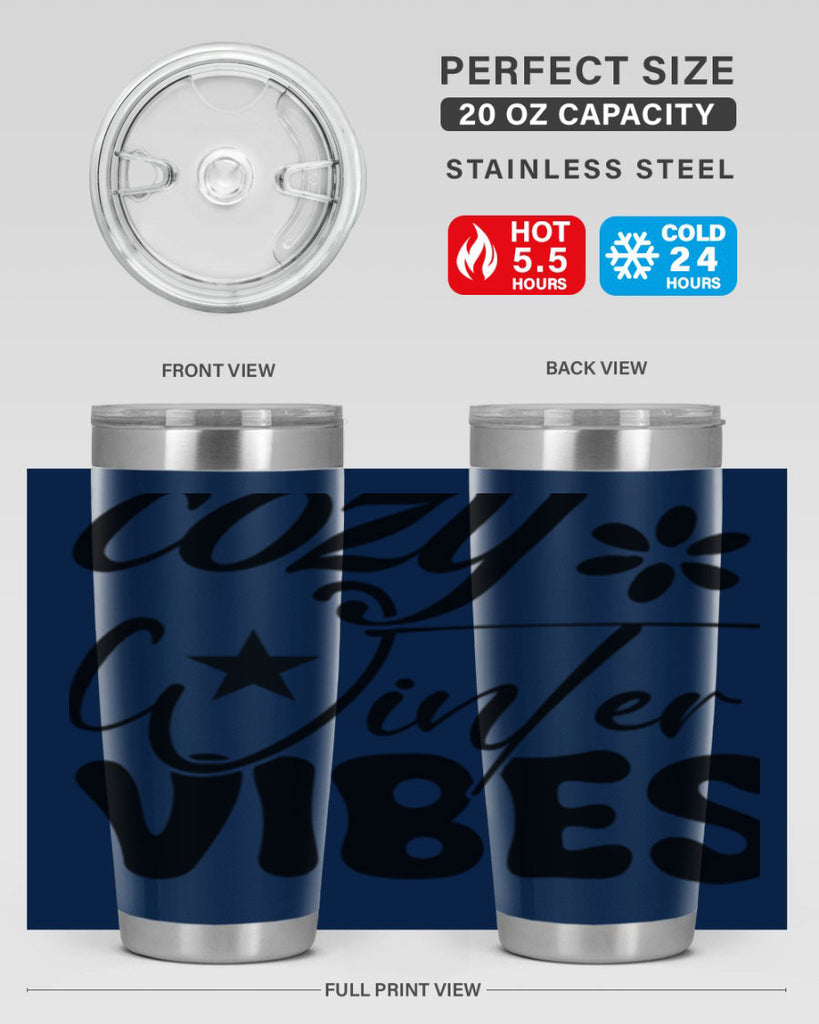 Cozy winter vibes 79#- winter- Tumbler