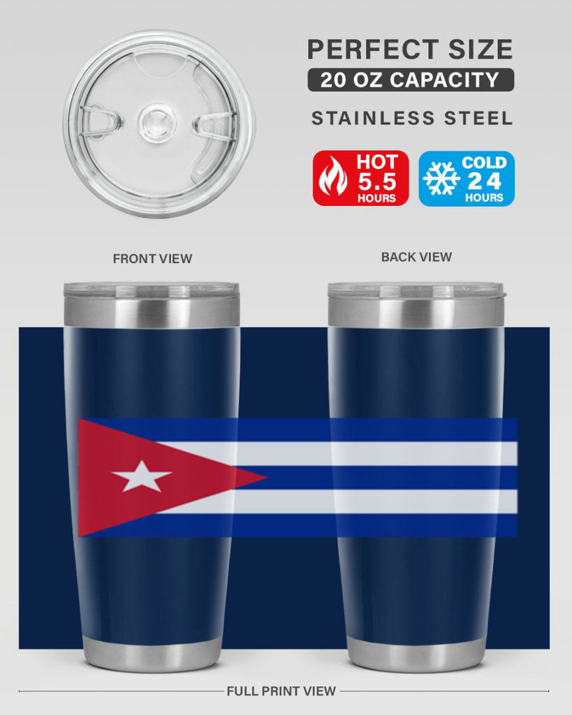Cuba 154#- world flags- Tumbler