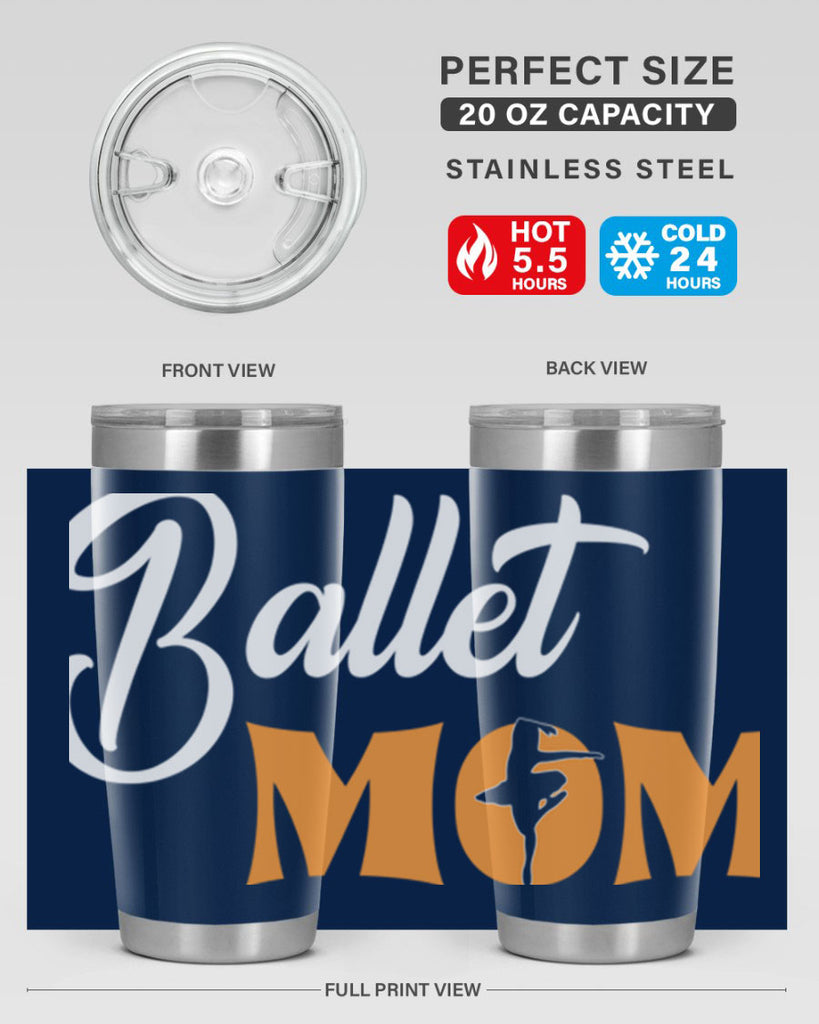Fitted Dance Mom Ballet SVG Ballet 40#- ballet- Tumbler
