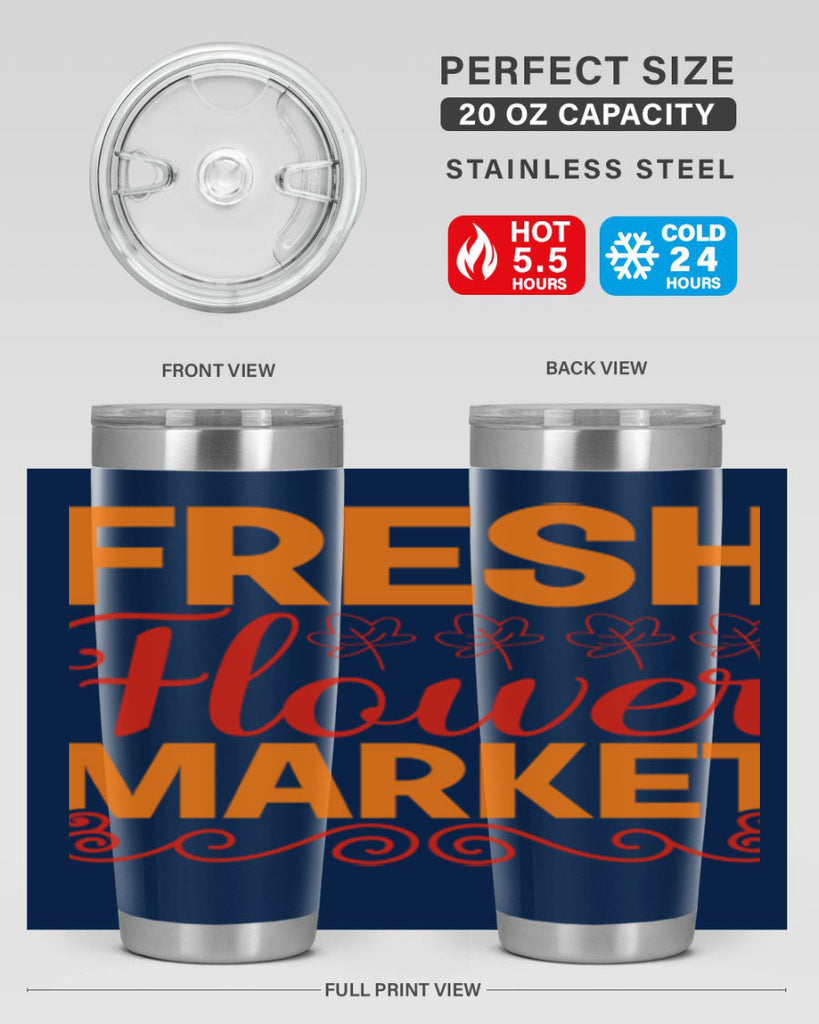 Fresh flower market 143#- spring- Tumbler