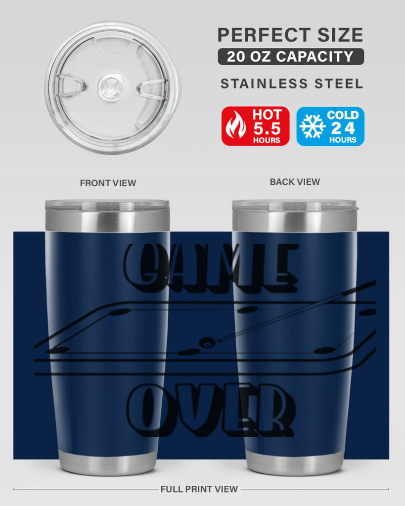 Game over 1218#- billards- Tumbler