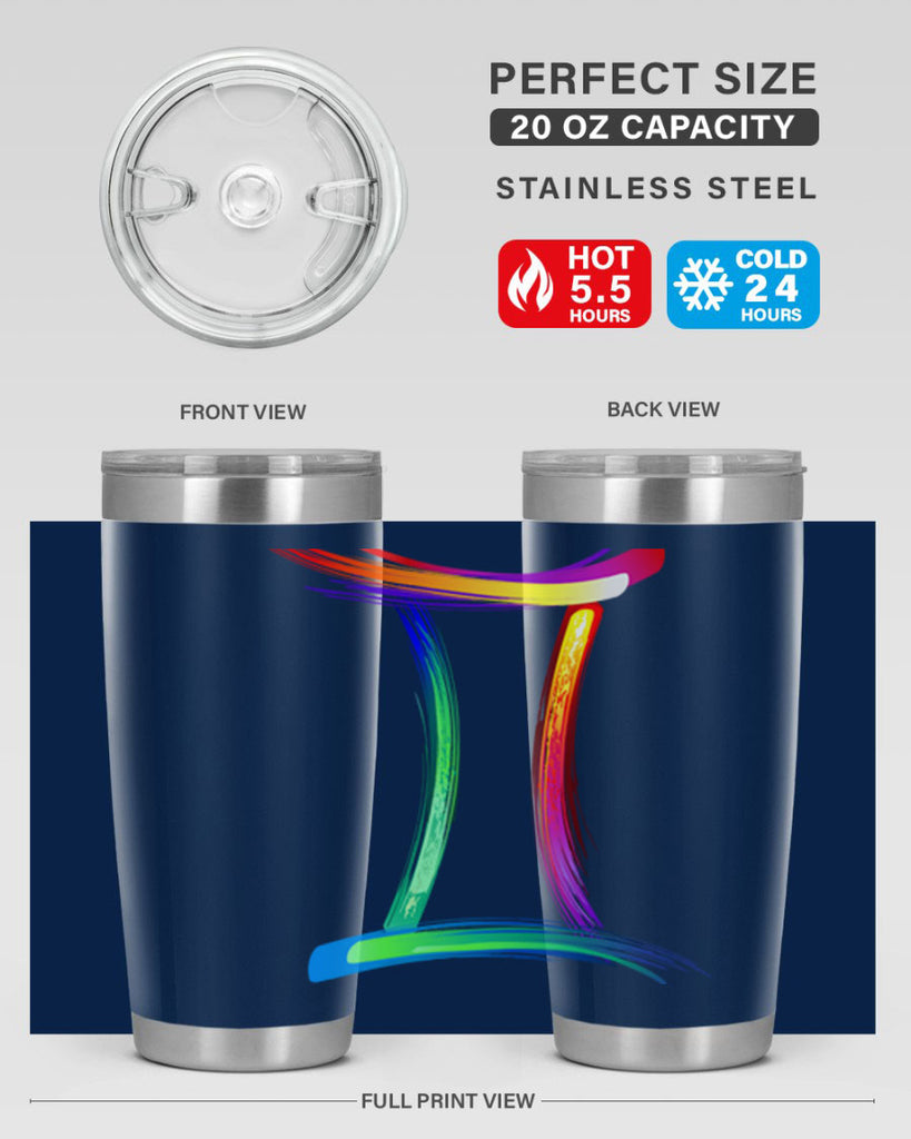 Gemini 222#- zodiac- Tumbler