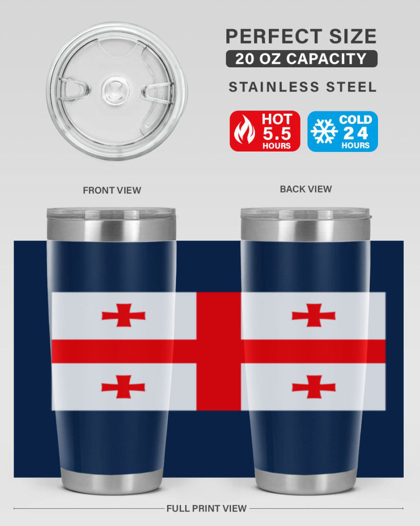 Georgia 134#- world flags- Tumbler