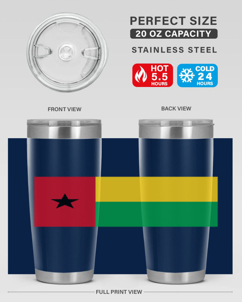 GuineaBissau 128#- world flags- Tumbler