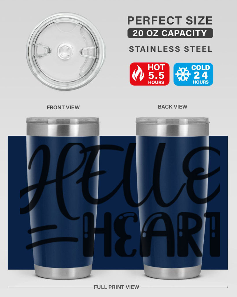 HELLO HEART  220#- spring- Tumbler