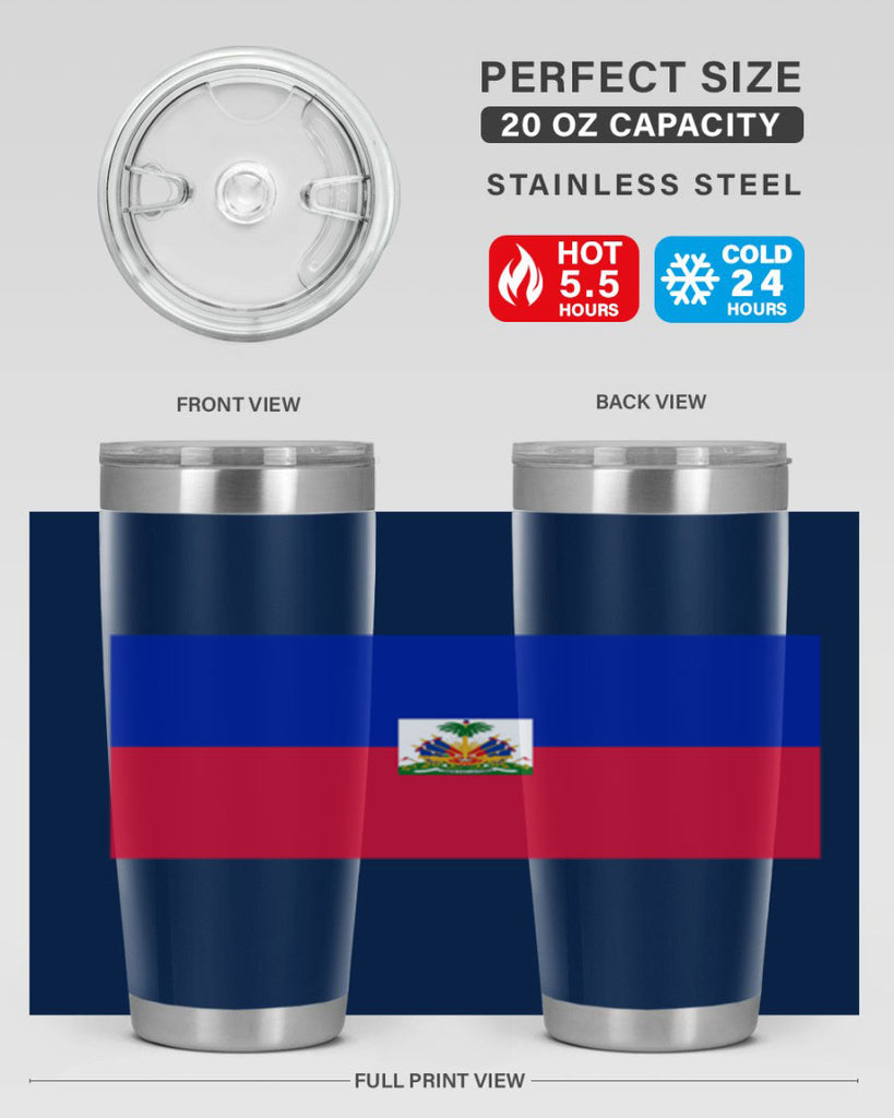 Haiti 125#- world flags- Tumbler