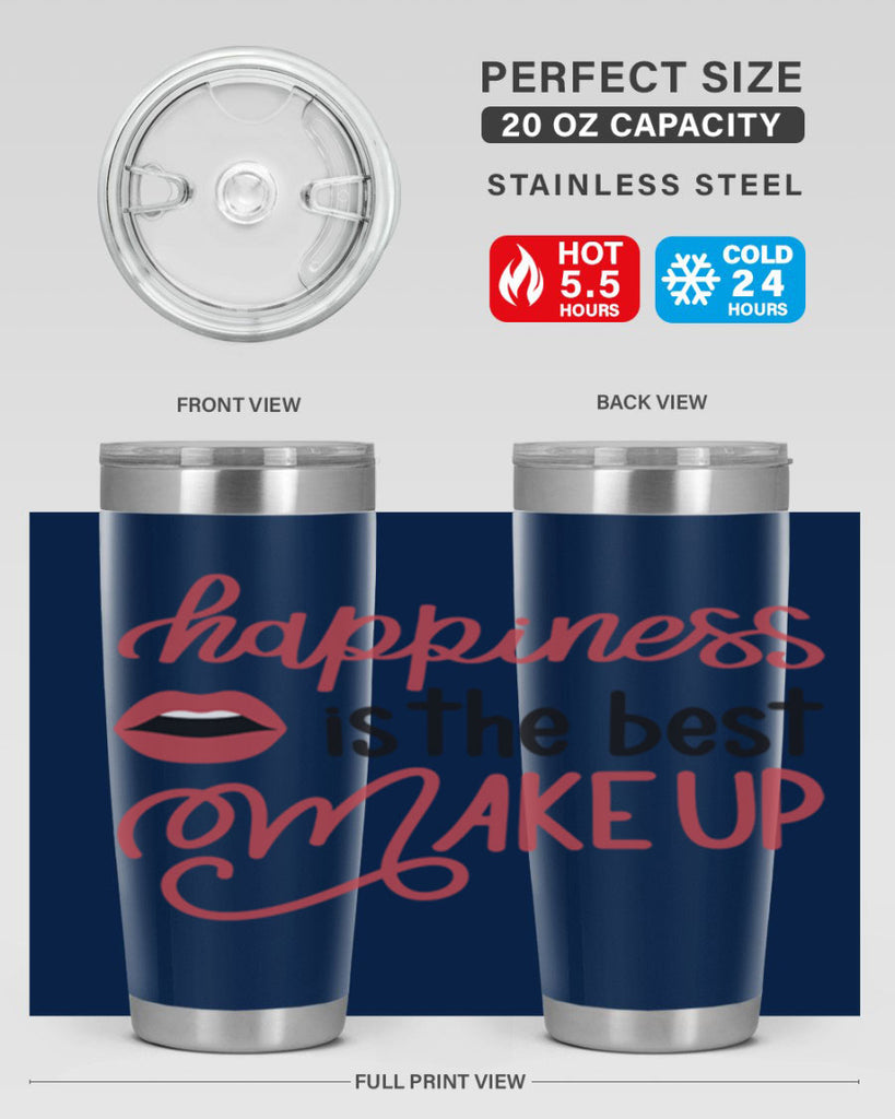 Happiness is the Best Makeup Style 94#- make up- Tumbler
