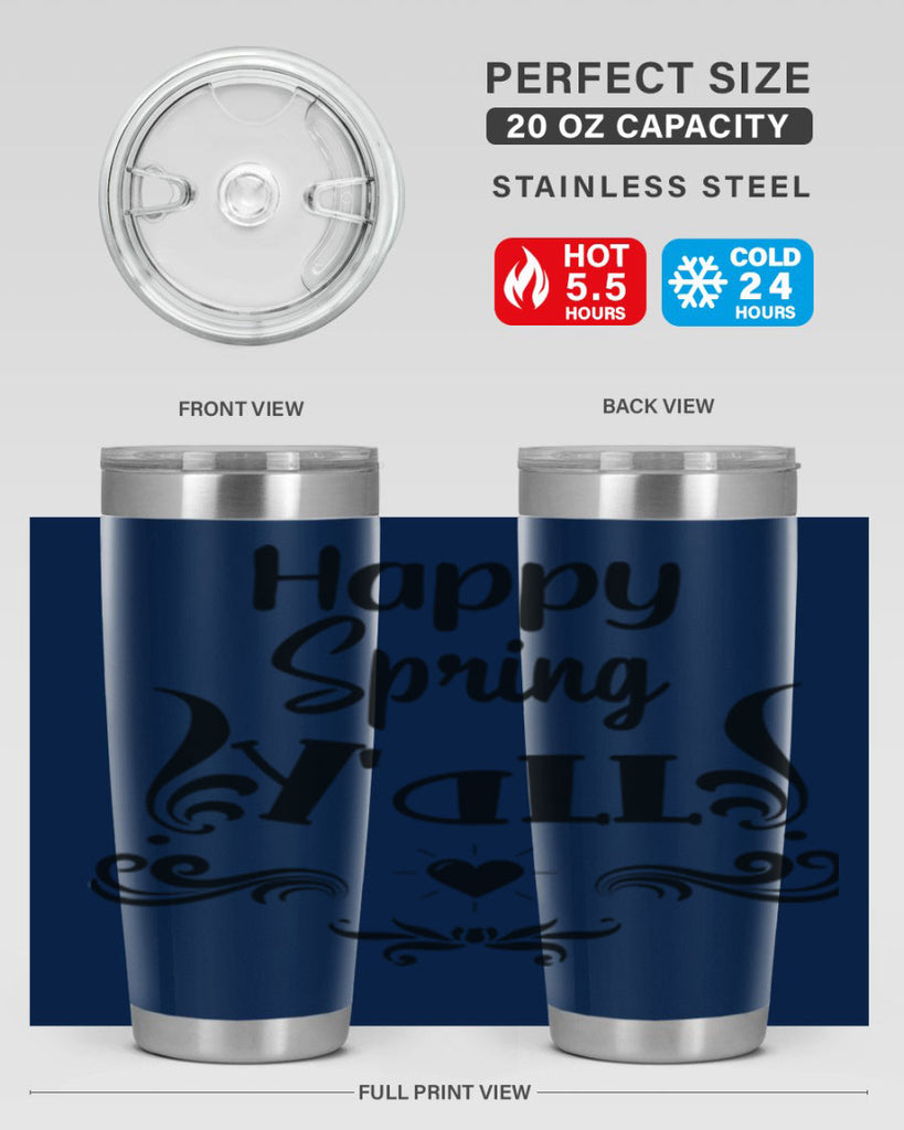 Happy Spring Yall 171#- spring- Tumbler