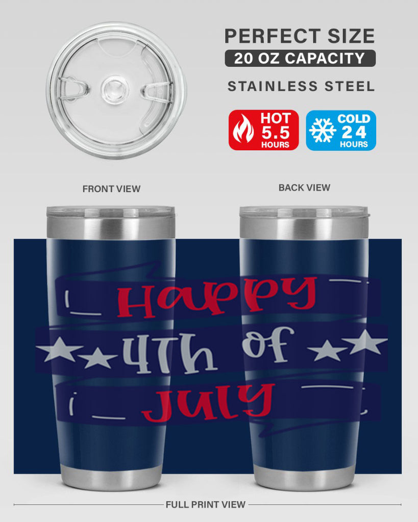 Happy th Of July Style 154#- Fourt Of July- Tumbler