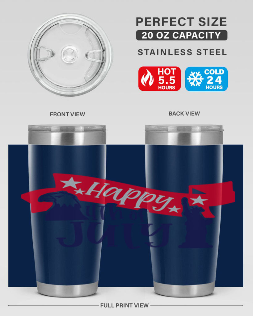 Happy th Of July Style 156#- Fourt Of July- Tumbler