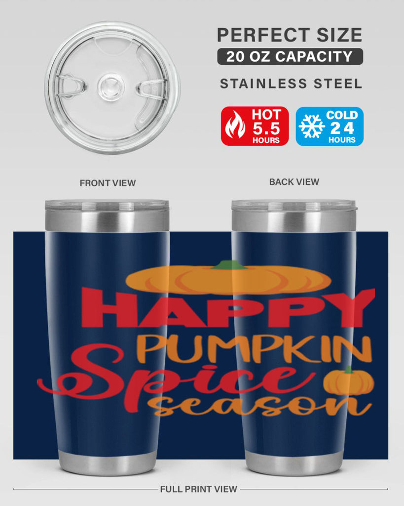 HappyPumpkinSpiceSeason 259#- fall- Tumbler