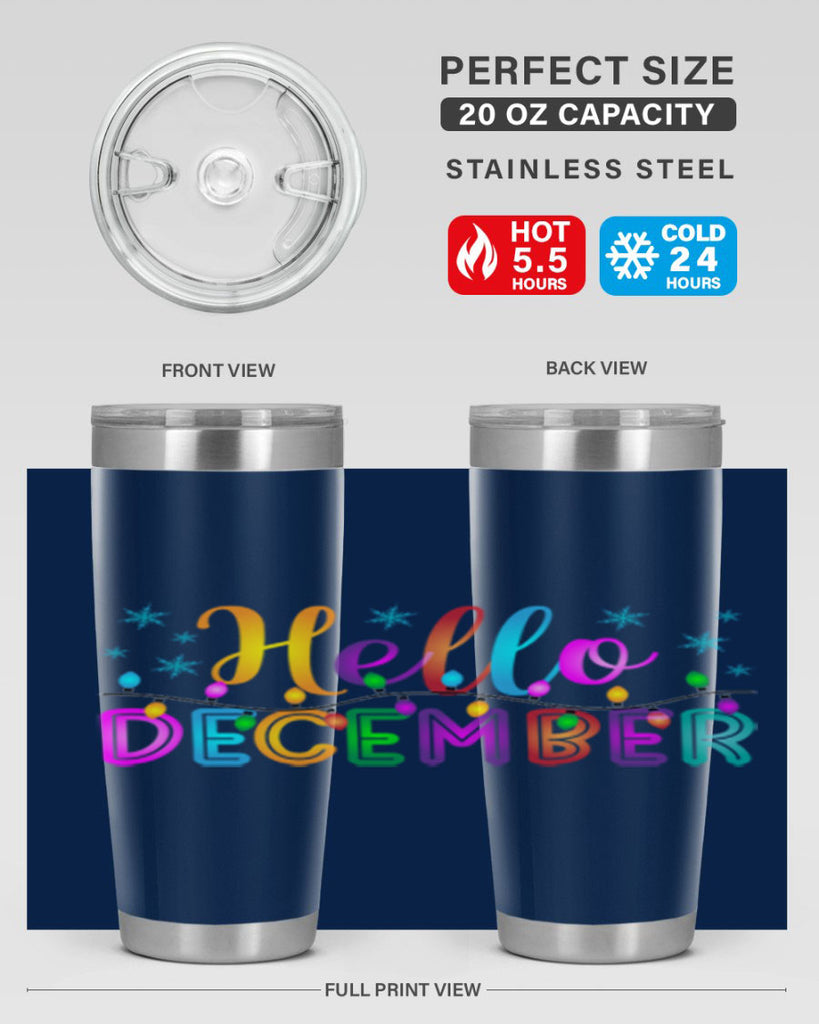 Hello December Winter 177#- winter- Tumbler