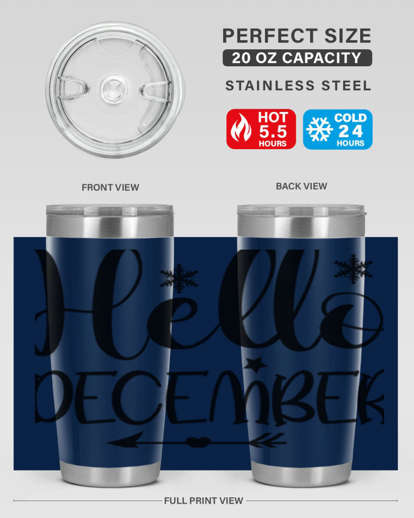 Hello December161#- winter- Tumbler