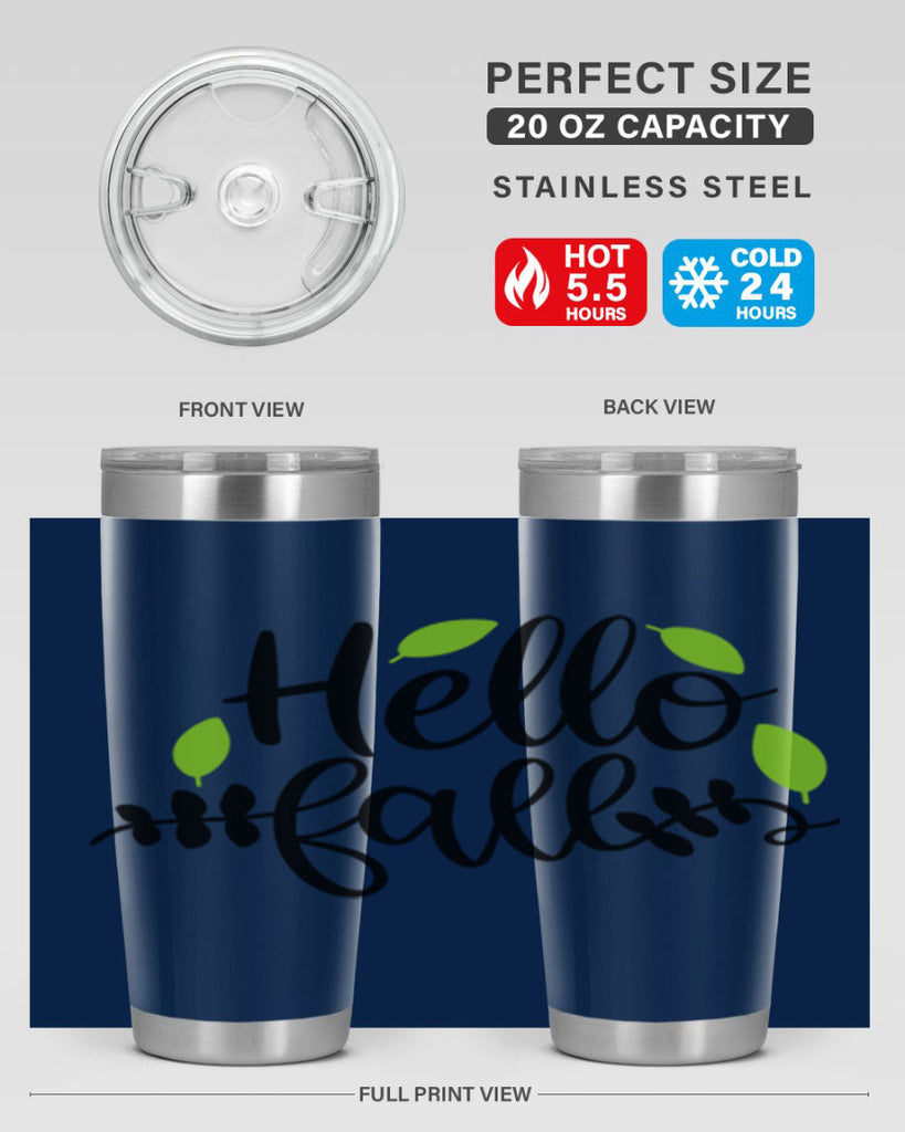 Hello Fall 283#- fall- Tumbler