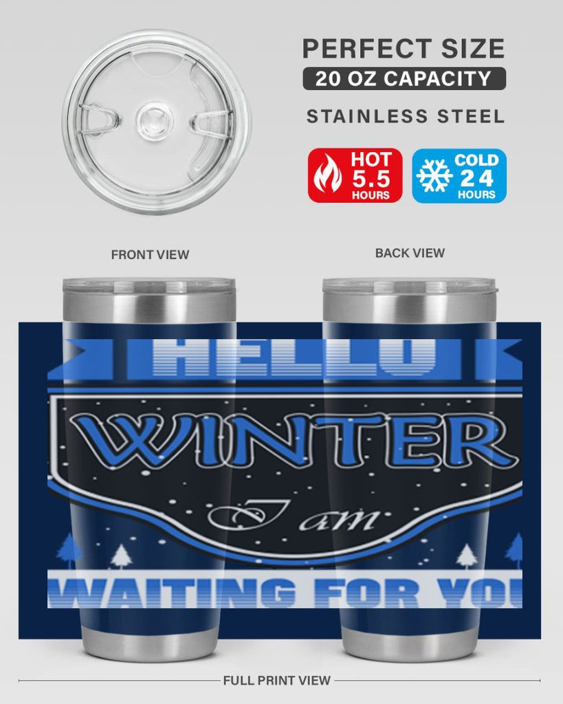 Hello Winter 164#- winter- Tumbler