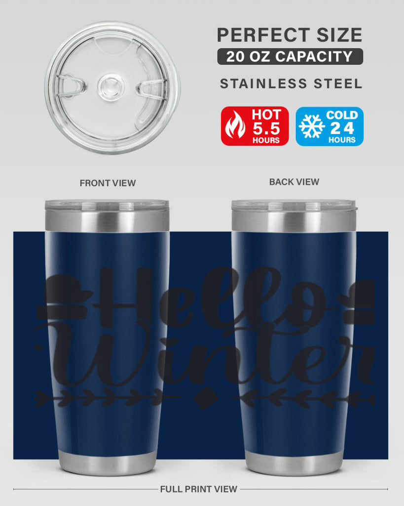 Hello winter 184#- winter- Tumbler