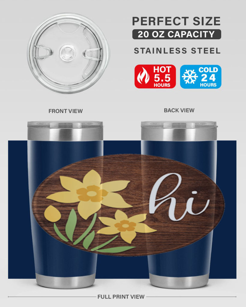 Hi daffodil flower Mockup235#- spring- Tumbler