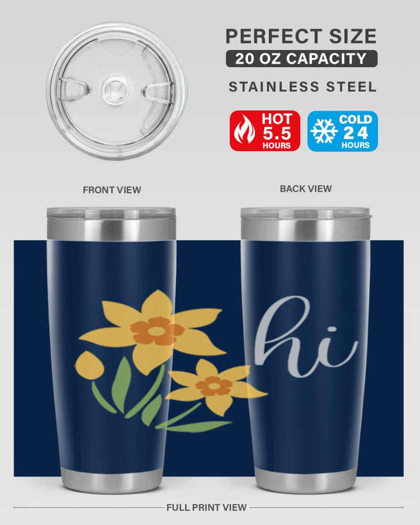 Hi daffodil flower236#- spring- Tumbler