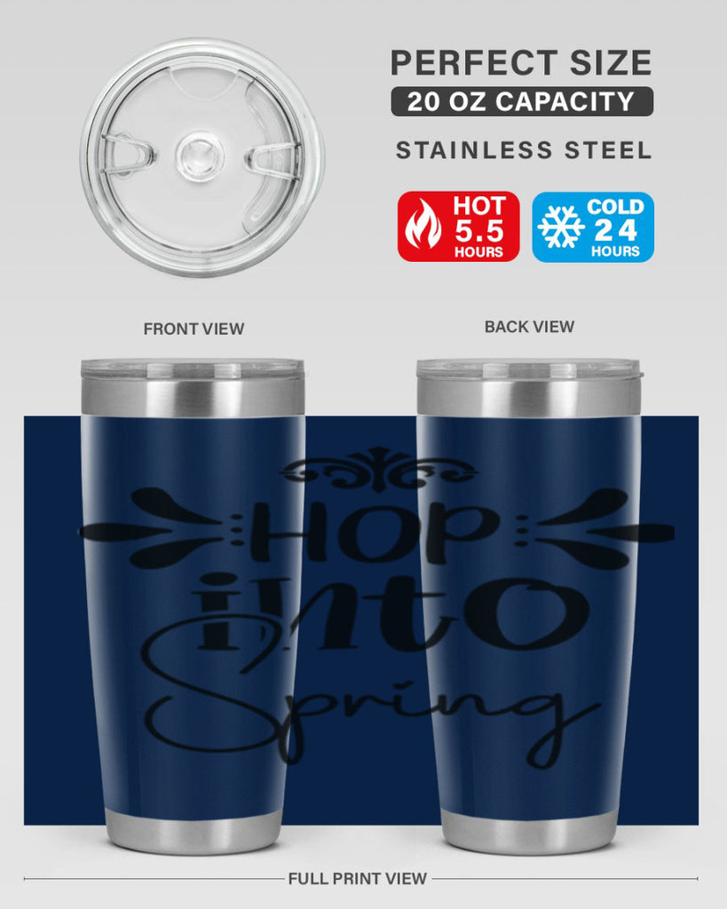 Hop into Spring 247#- spring- Tumbler