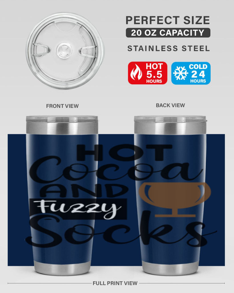 Hot Cocoa And Fuzzy Socks 218#- winter- Tumbler