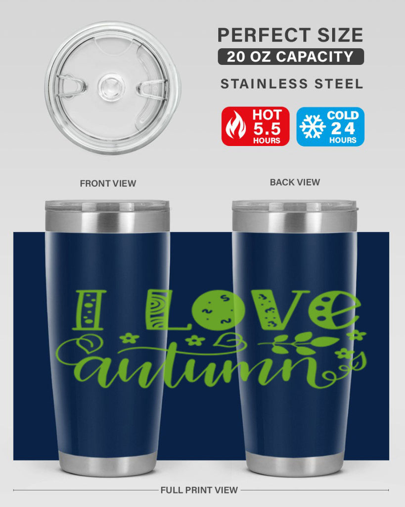 I Love Autumn 325#- fall- Tumbler