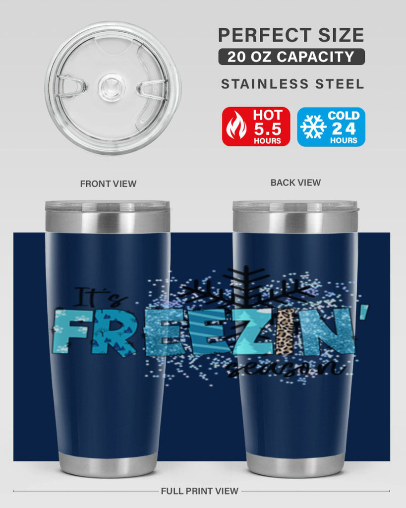 It s freezin season 266#- winter- Tumbler