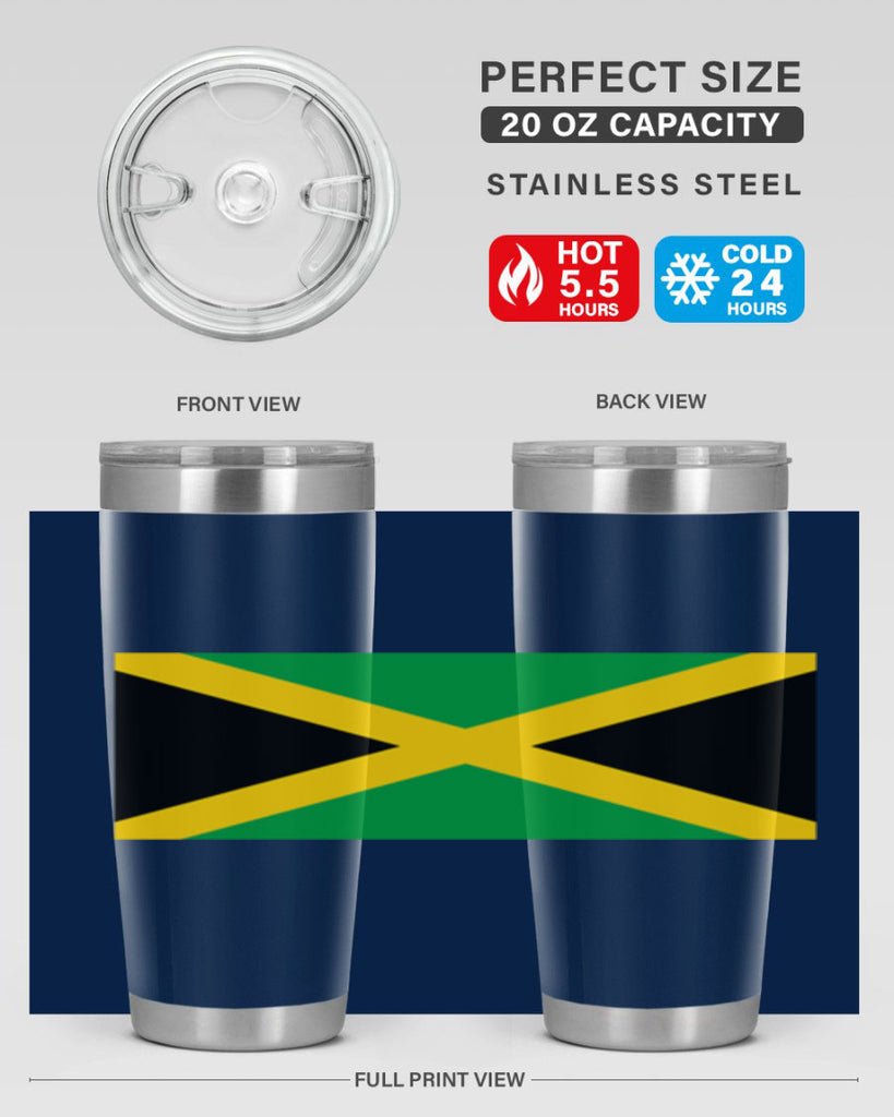 Jamaica 114#- world flags- Tumbler