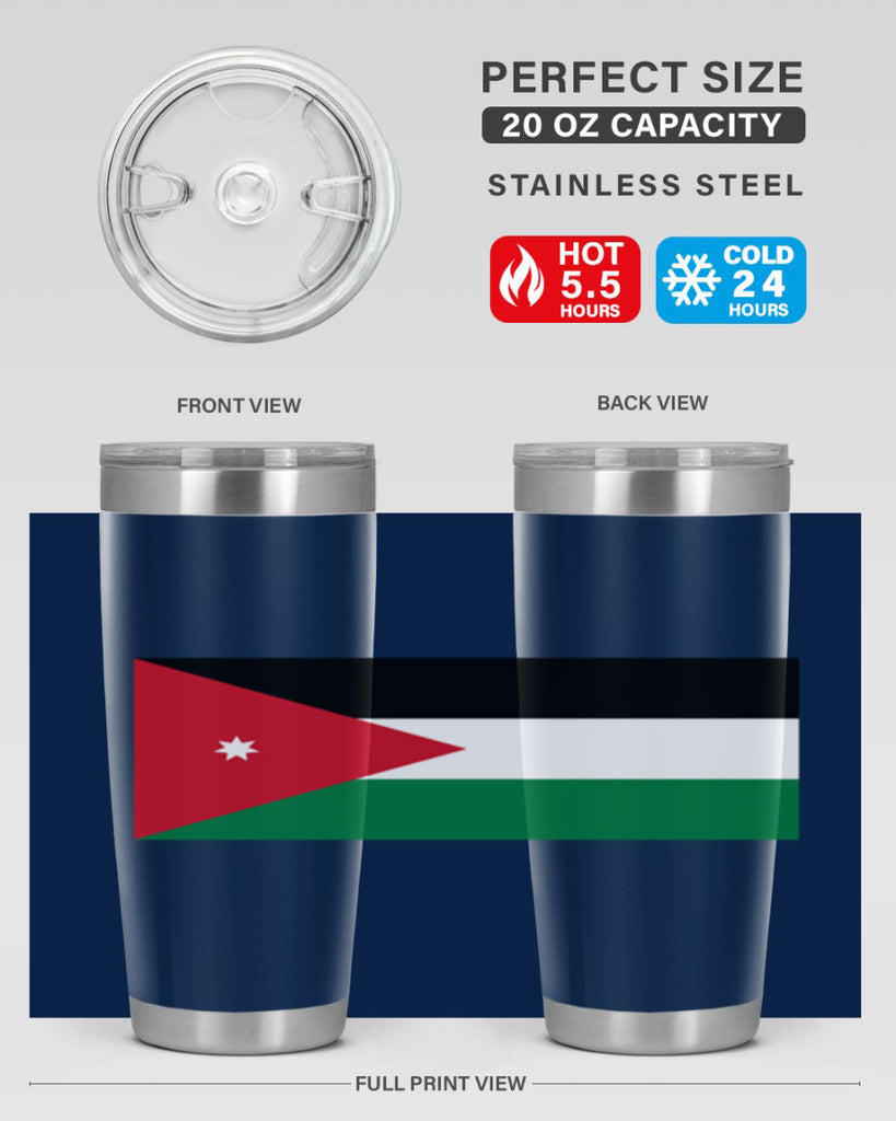 Jordan 112#- world flags- Tumbler