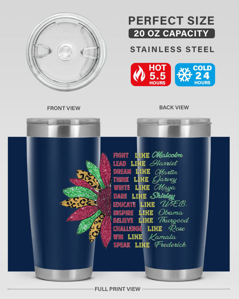 Juneteenth Sunflower Design 17#- Juneteenth- tumbler