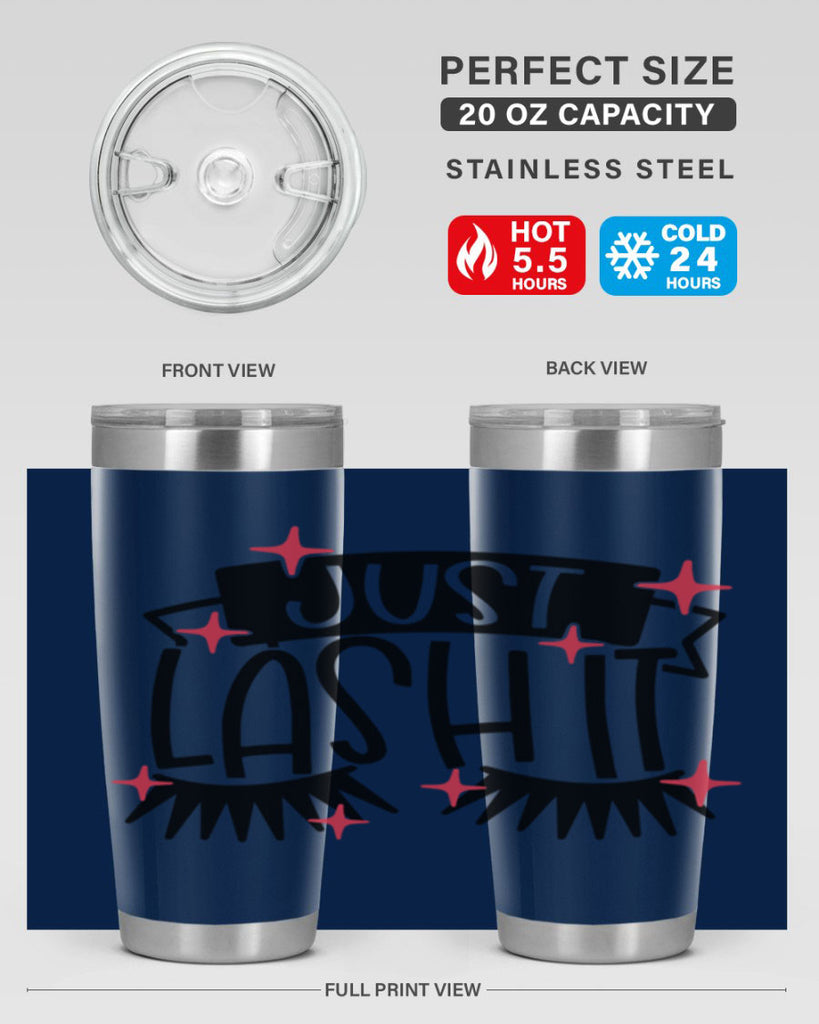 Just Lash It Style 77#- make up- Tumbler