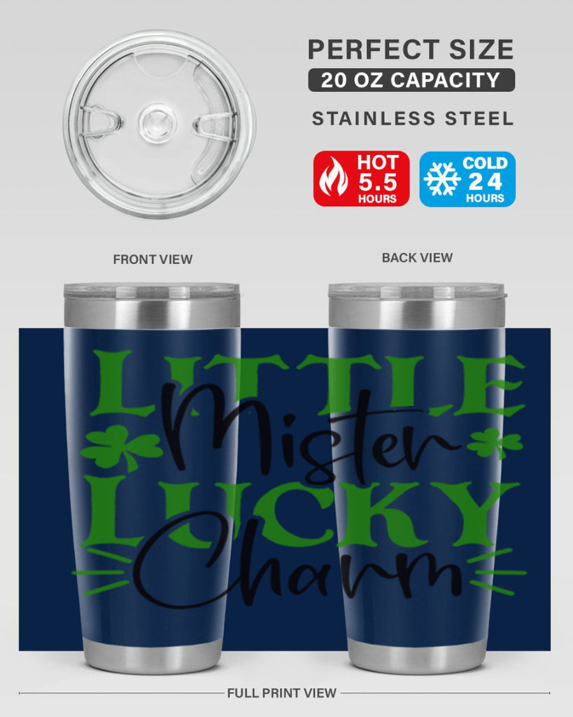 Little Mister Lucky Charm Style 153#- St Patricks Day- Tumbler