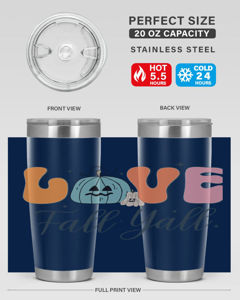 Love Fall Yall 413#- fall- Tumbler