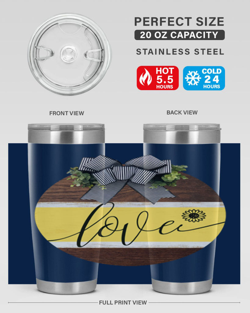 Love and daisy Mockup326#- spring- Tumbler