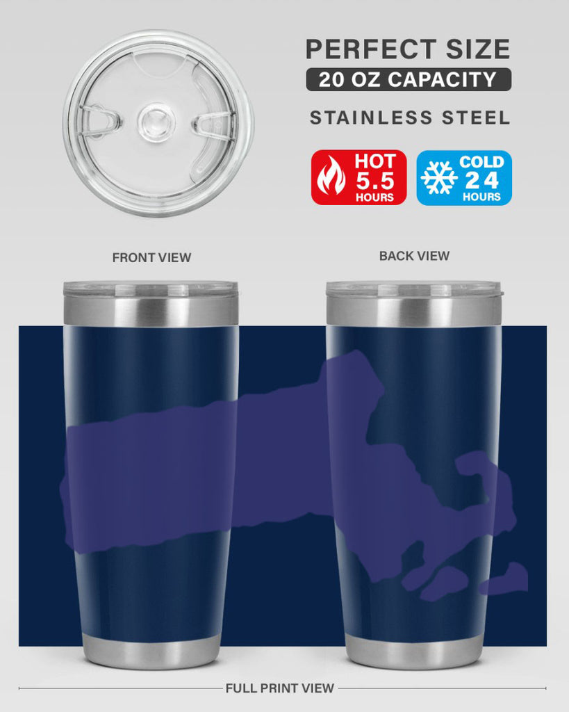 Massachusetts 30#- stateflags- Tumbler
