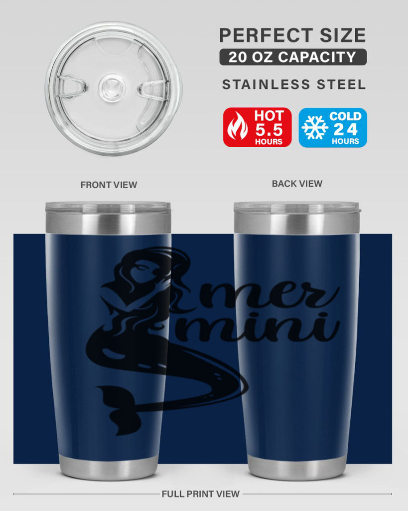 Mer mini 352#- mermaid- Tumbler