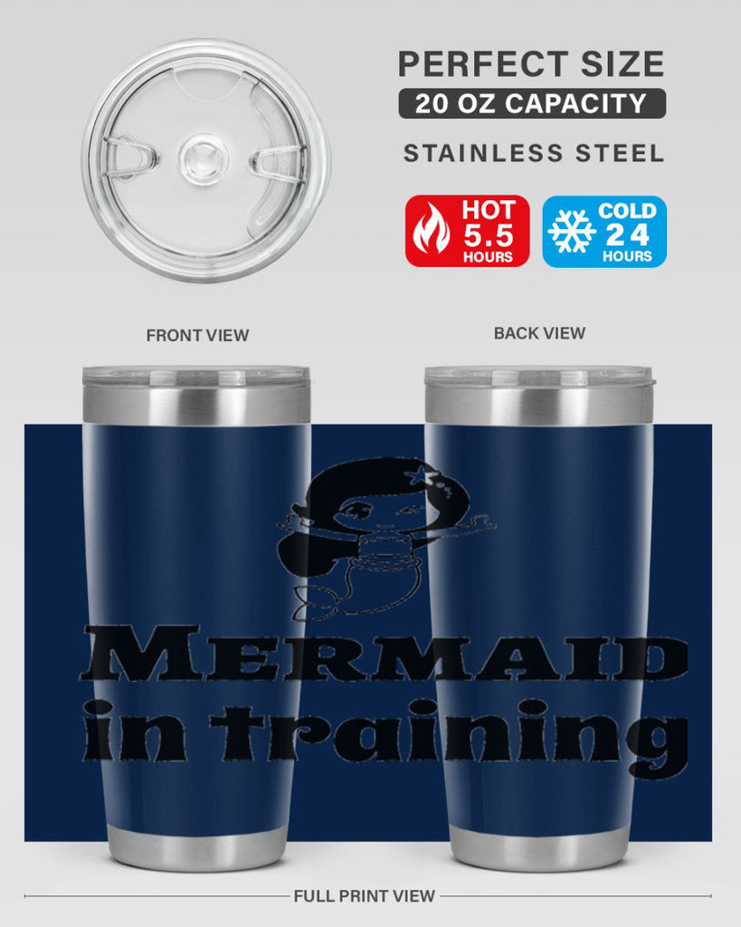Mermaid in training 422#- mermaid- Tumbler