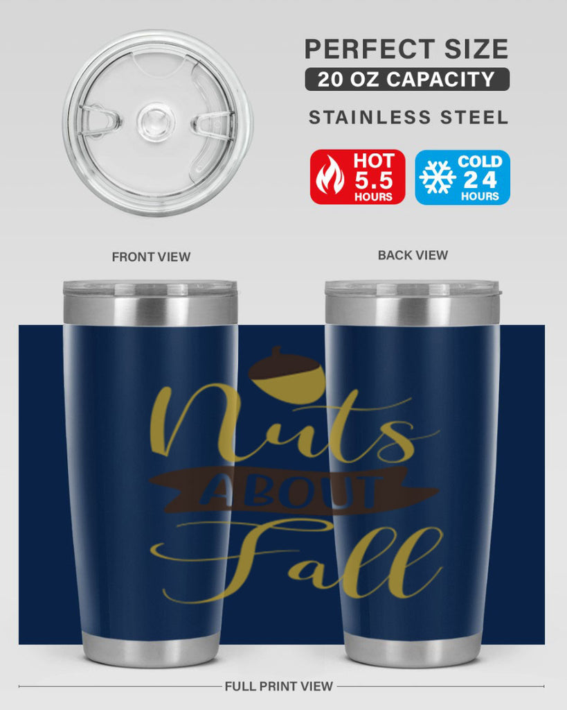 Nuts About Fall 442#- fall- Tumbler