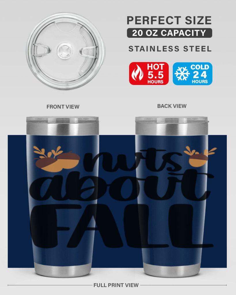 Nuts About Fall 503#- fall- Tumbler
