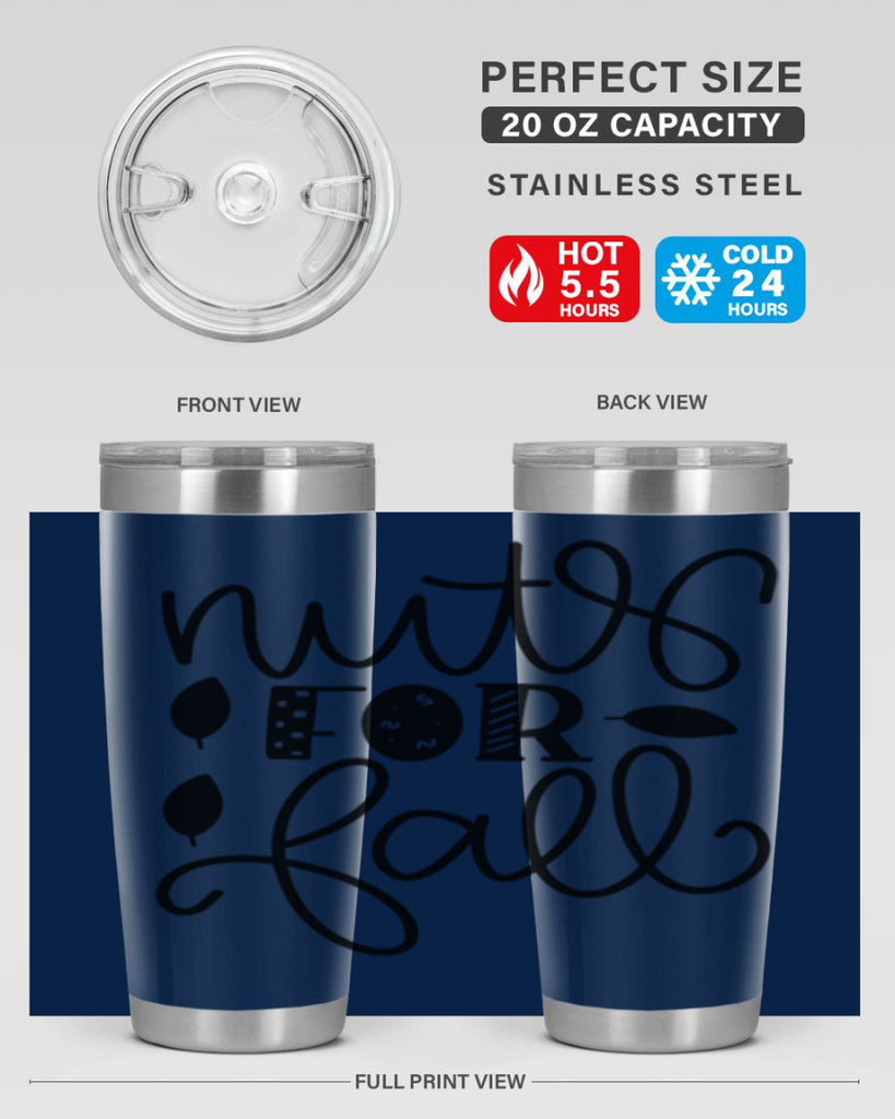 Nuts For Fall 446#- fall- Tumbler