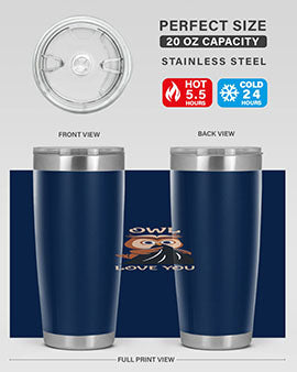 Owl Love You A TurtleRabbit 12#- owl- Tumblers