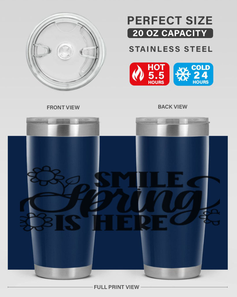 PNG_Smile Spring Is Here395#- spring- Tumbler