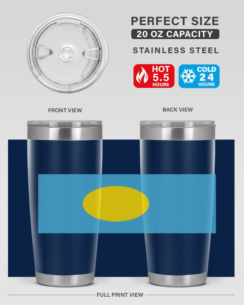 Palau 65#- world flags- Tumbler