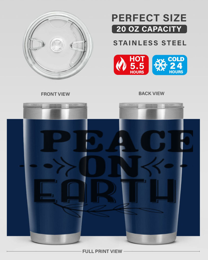 Peace on Earth 334#- winter- Tumbler
